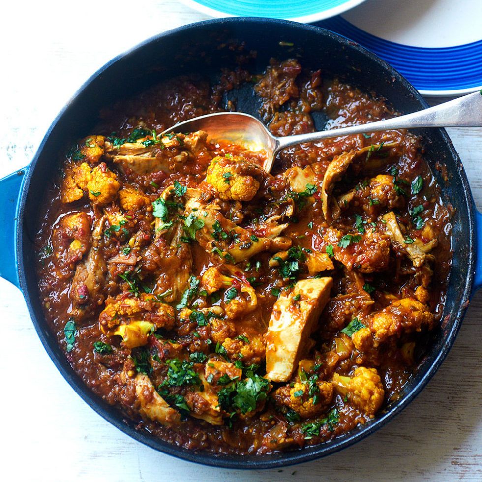 Healthy chicken and cauliflower curry recipe