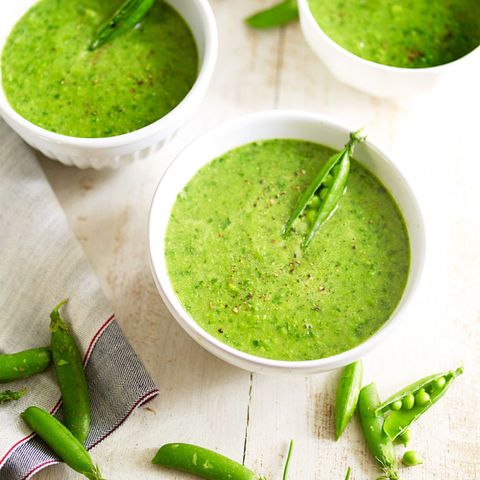 Pea and watercress soup