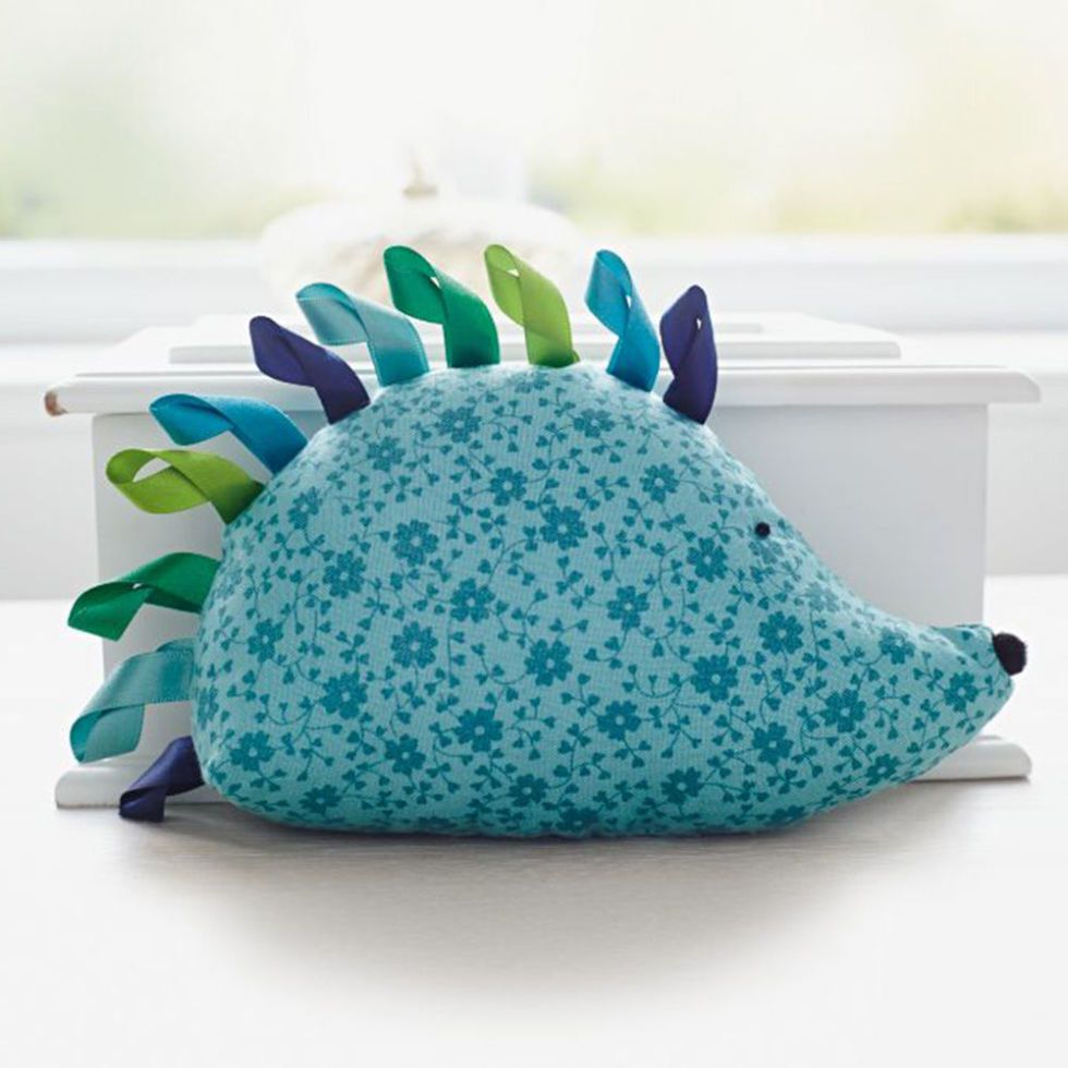 4pcs Hedgehog Pattern Small Fabric Storage Box, Waterproof And