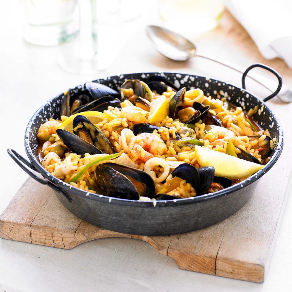 Seafood Paella: Spanish Paella Recipe With Seafood
