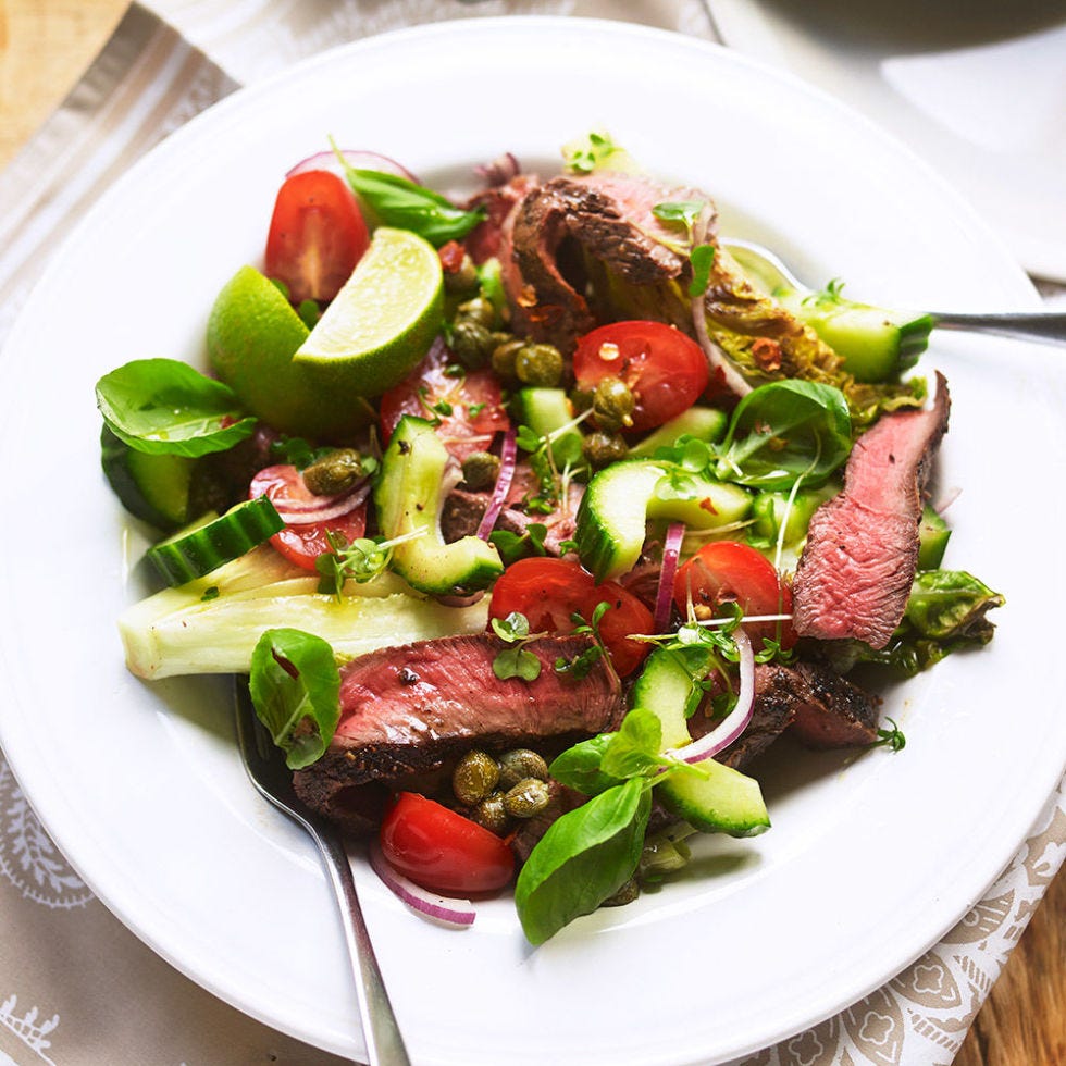 Steak Salad Recipe With Chilli Dressing