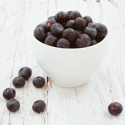 Blueberries in bowl 