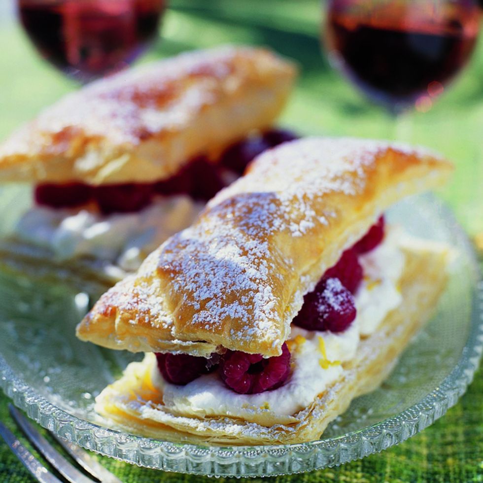 Raspberry Millefeuille - James Martin Chef