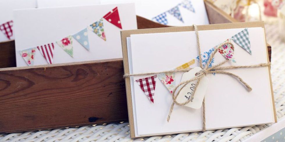 Fabulous Fete Makes: Decorate Handmade Cards With Bunting