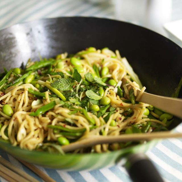 Veggielicious Stir-Fry With Mangetout And Soya Beans