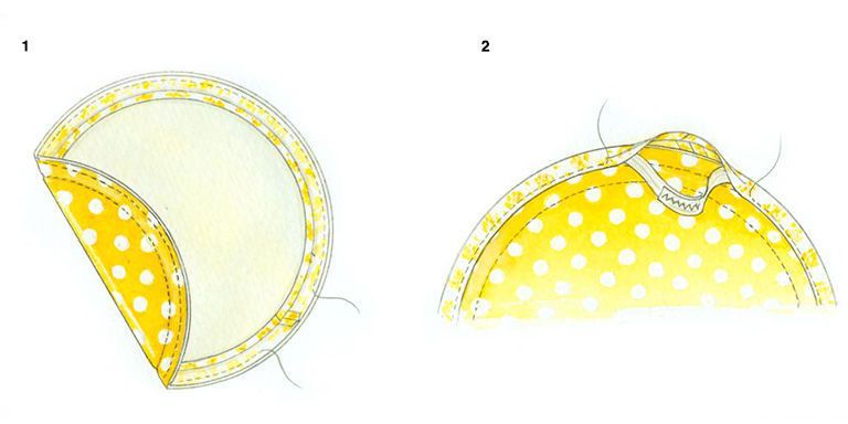 how to sew a shower cap