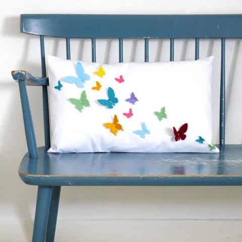 Make A Beautiful Butterfly Cushion: Free Sewing Patterns