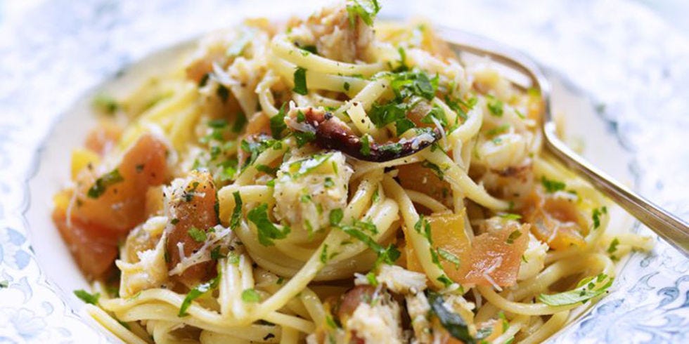 Luxurious Crab Linguine Pasta Recipe With Zesty Lemon