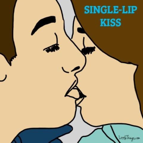 The Single-Lip Kiss