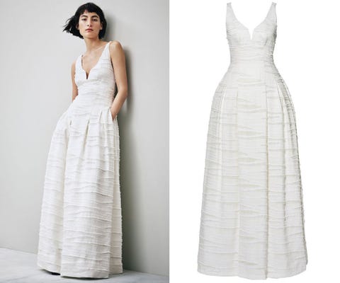 H M S New Eco Bridal Gowns Collection Wedding Dresses On A Budget H M White Wedding Dress