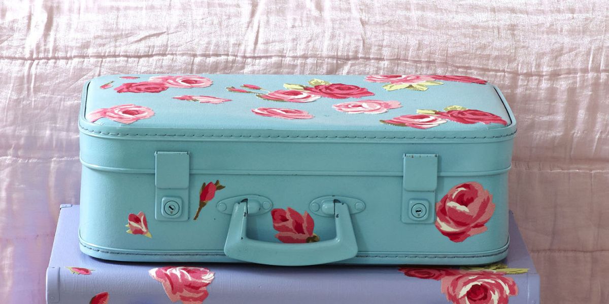 Upcycle Old Suitcases With This Pretty Floral Design