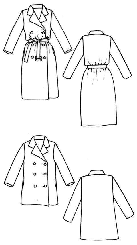 Make your own trench coat with this free pattern