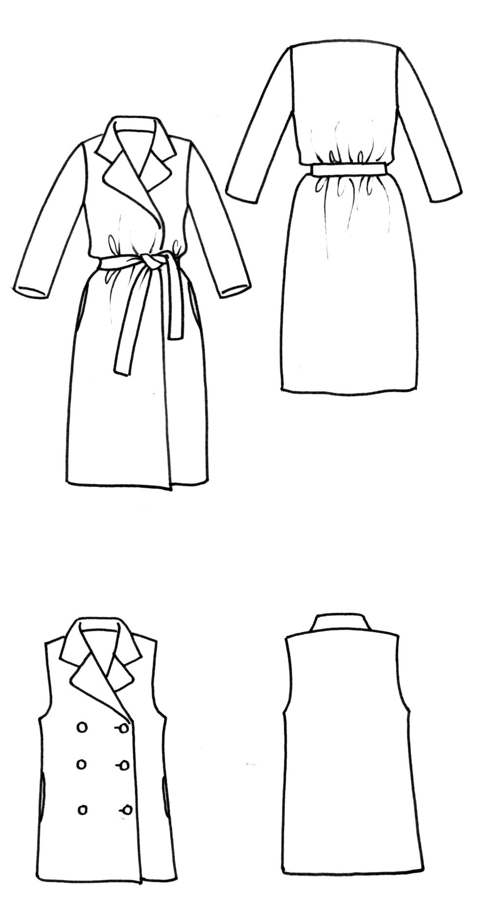 Make your own trench coat with this free pattern