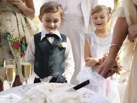 Kids at wedding