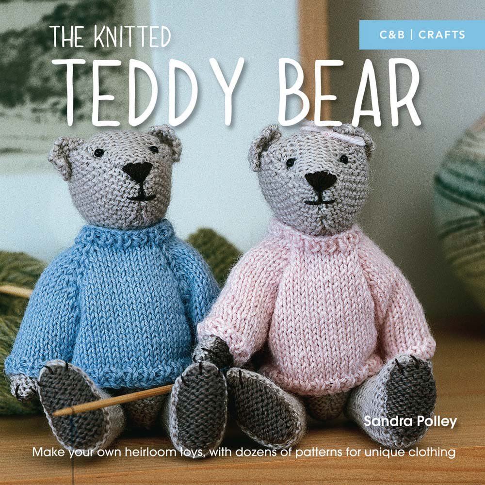 Make a cute teddy bear with our free knitting pattern