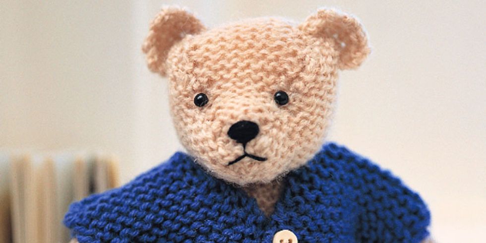 free teddy bear knitting patterns printable