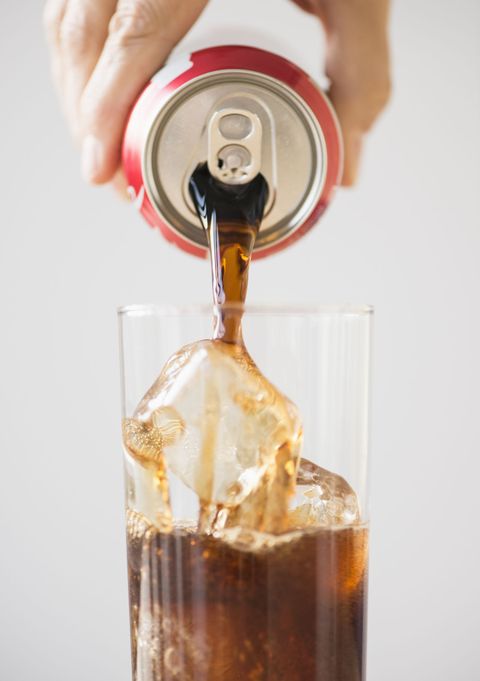 <p>The sugar in a can of fizzy drink gets a bad rap, but the carb count is just as bad: one can of Coke has 39 grams.</p>