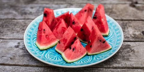 Watermelon on a plate