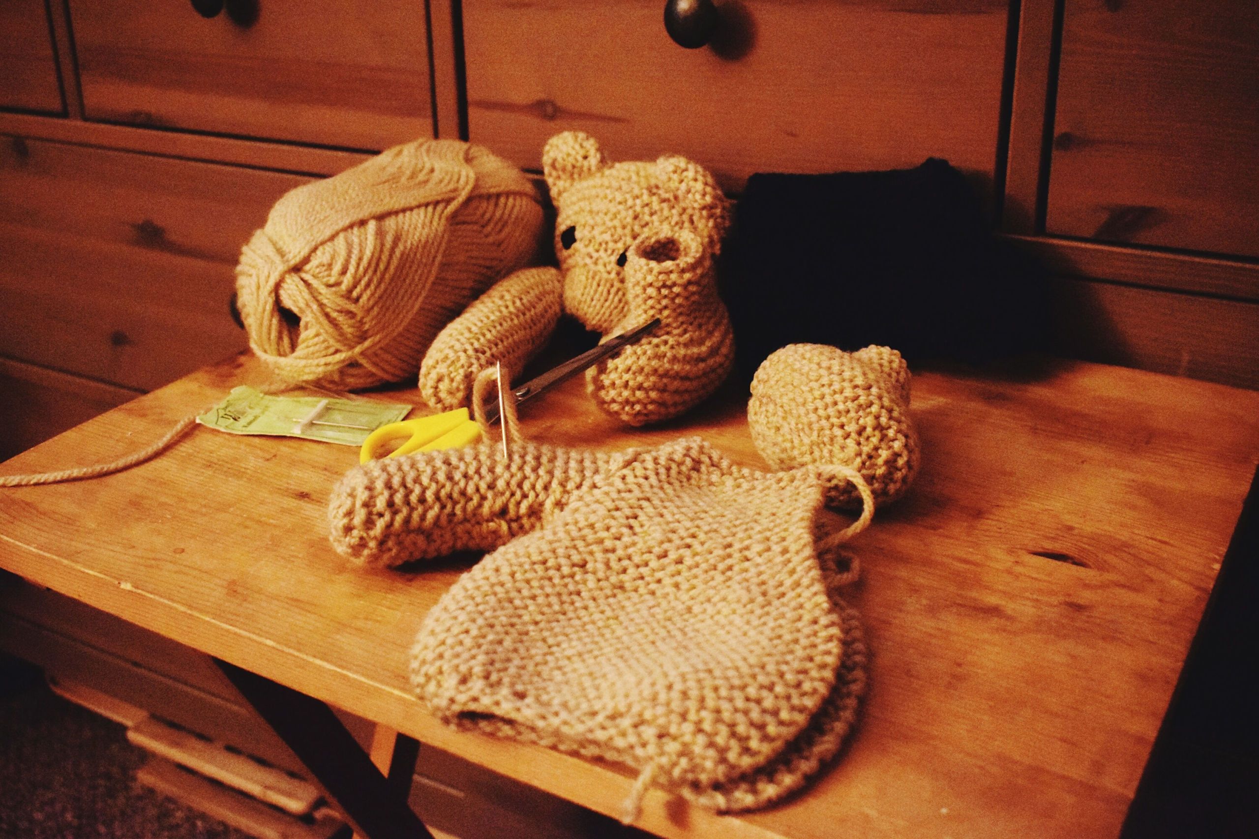 garter stitch teddy bear pattern
