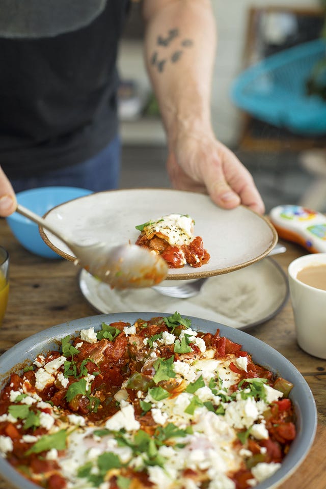 Tom Kerridge's Shakshuka Breakfast Eggs Recipe – How To Make Moroccan