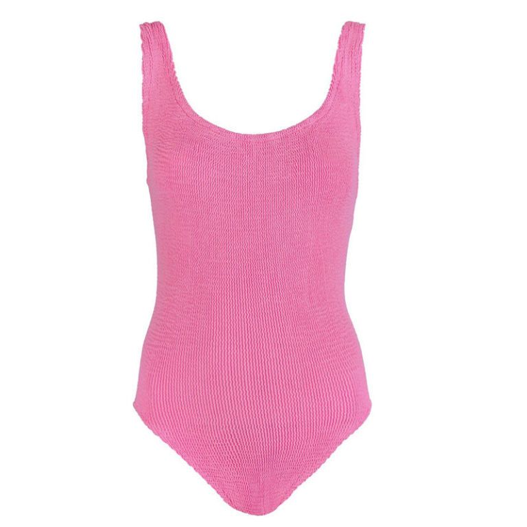 hunza g pink one piece