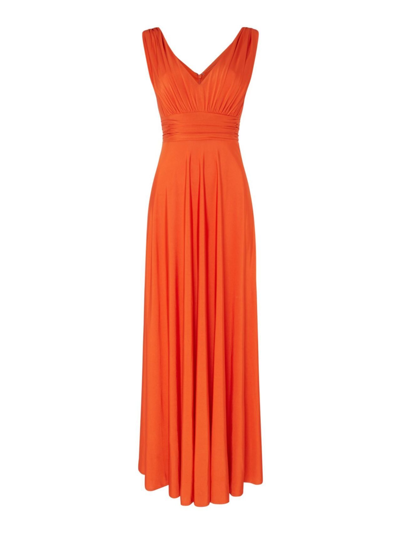 issa olivia deep v maxi dress