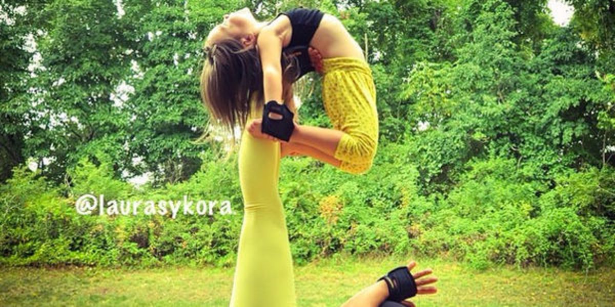 Mother Daughter Yoga Laura Kasperzak Instagram Photos