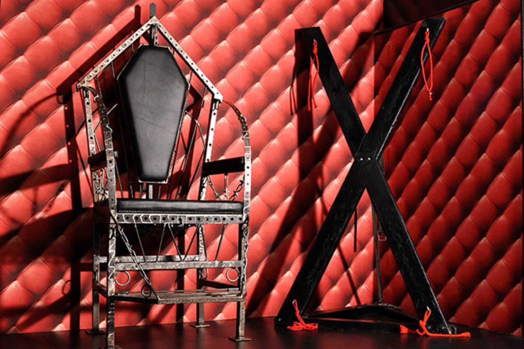 fifty shades of grey red room equipment