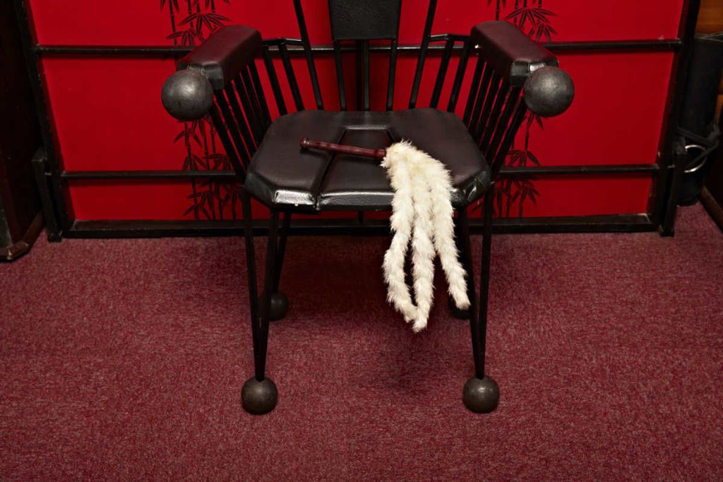 Fifty shades of grey red room equipment