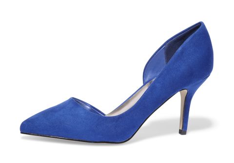 Cobalt pumps are surprisingly, amazingly versatile. Heels, Madden Girl, $49.50; <a href="http://www.zappos.com/madden-girl-kopykat-blue-fabric" target="_blank">zappos.com</a>.