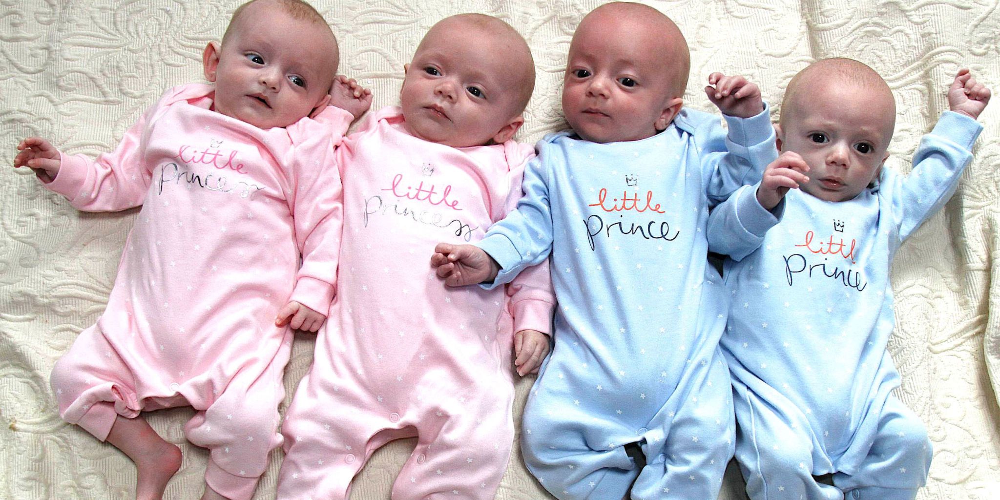 Quadruplet Babies Born From Four Separate Eggs - Miracle Baby And ...