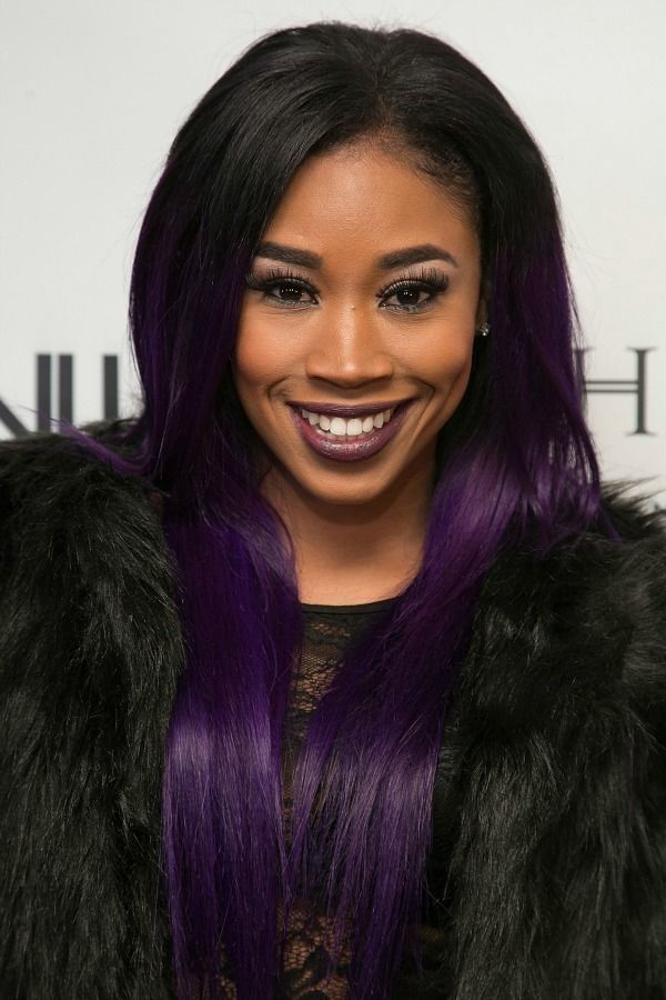 purple color hair