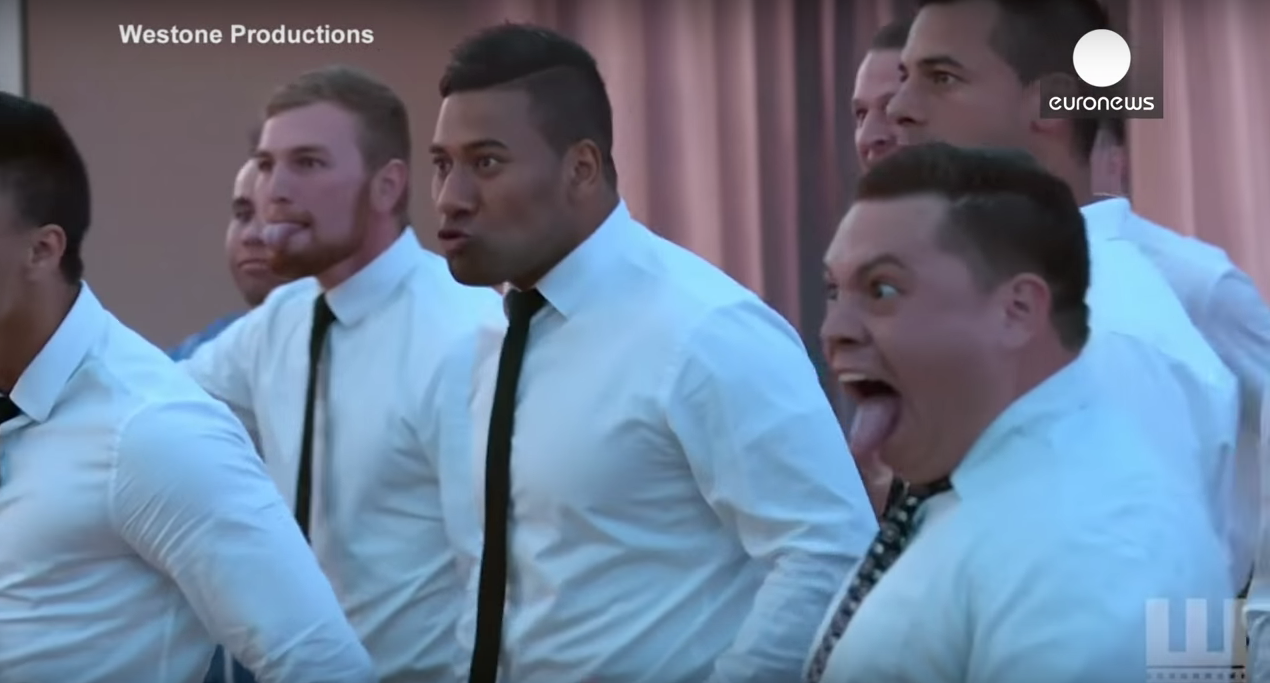 Wedding Guests Perform Traditional Haka To Honor Bride And Groom, Move ...