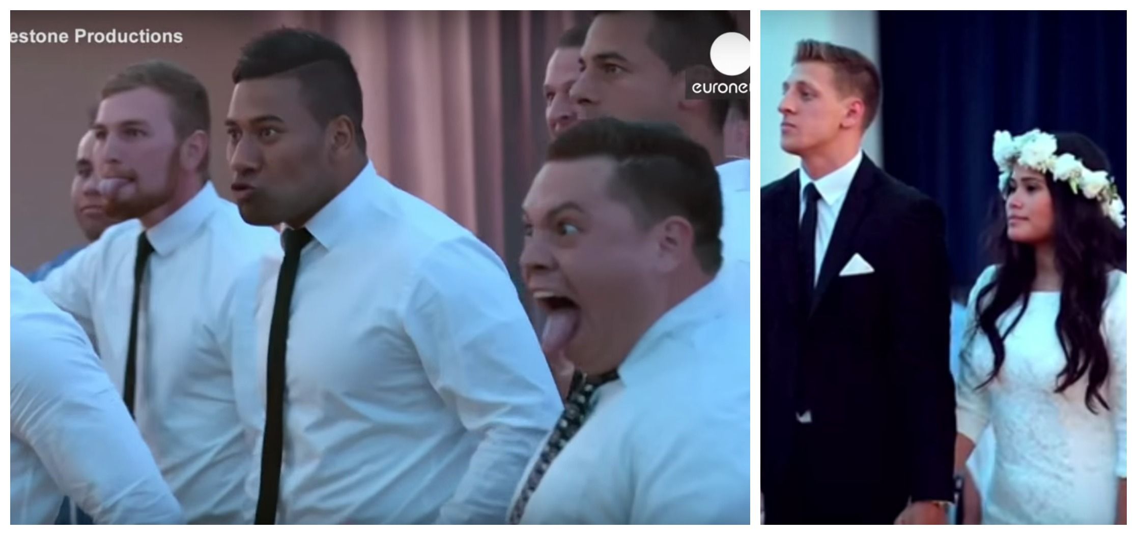 Wedding Guests Perform Traditional Haka To Honor Bride And Groom, Move Them To Tears Wedding Guests Perform Traditional Haka To Honor Bride And Groom, Move Them To Tears