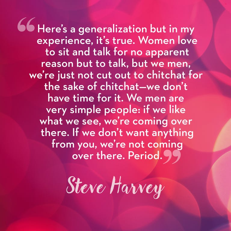 Steve Harvey Advice On Relationships