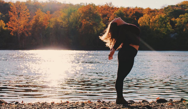 Plus-Size Yoga Advocate Dana Falsetti Shares Her Journey Learning