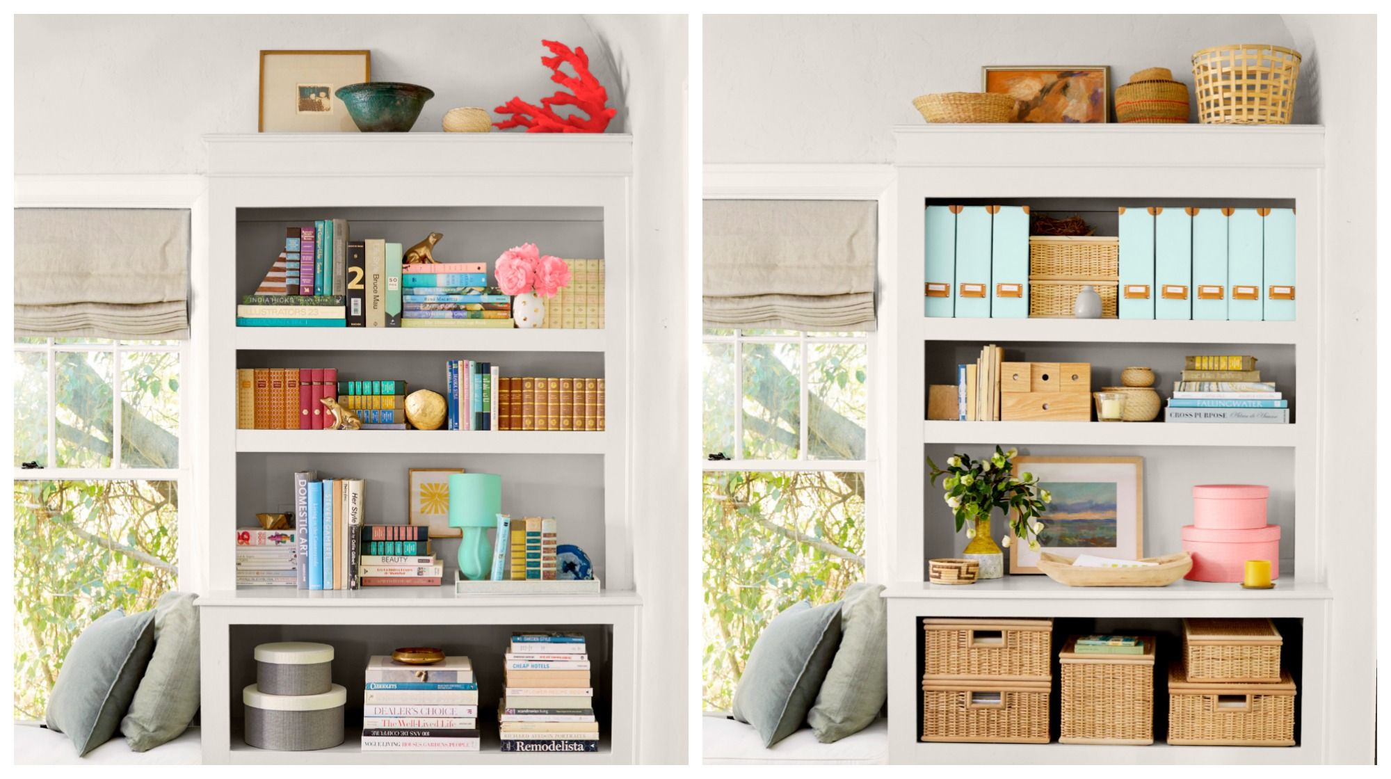 6 Organization Ideas For Your, Real Organized Shelving