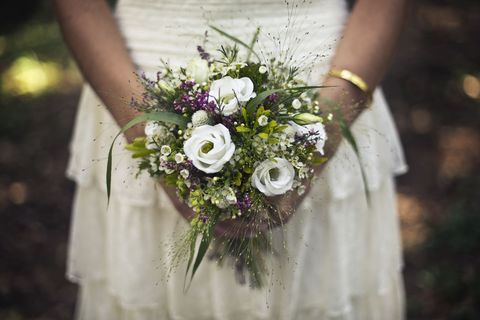 Bouquet, Petal, Flower, Cut flowers, Floristry, Flower Arranging, Wedding dress, Floral design, Ceremony, Flowering plant, 