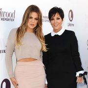Khloe Kardashian and Kris Jenner and the Hollywood Reporter breakfast