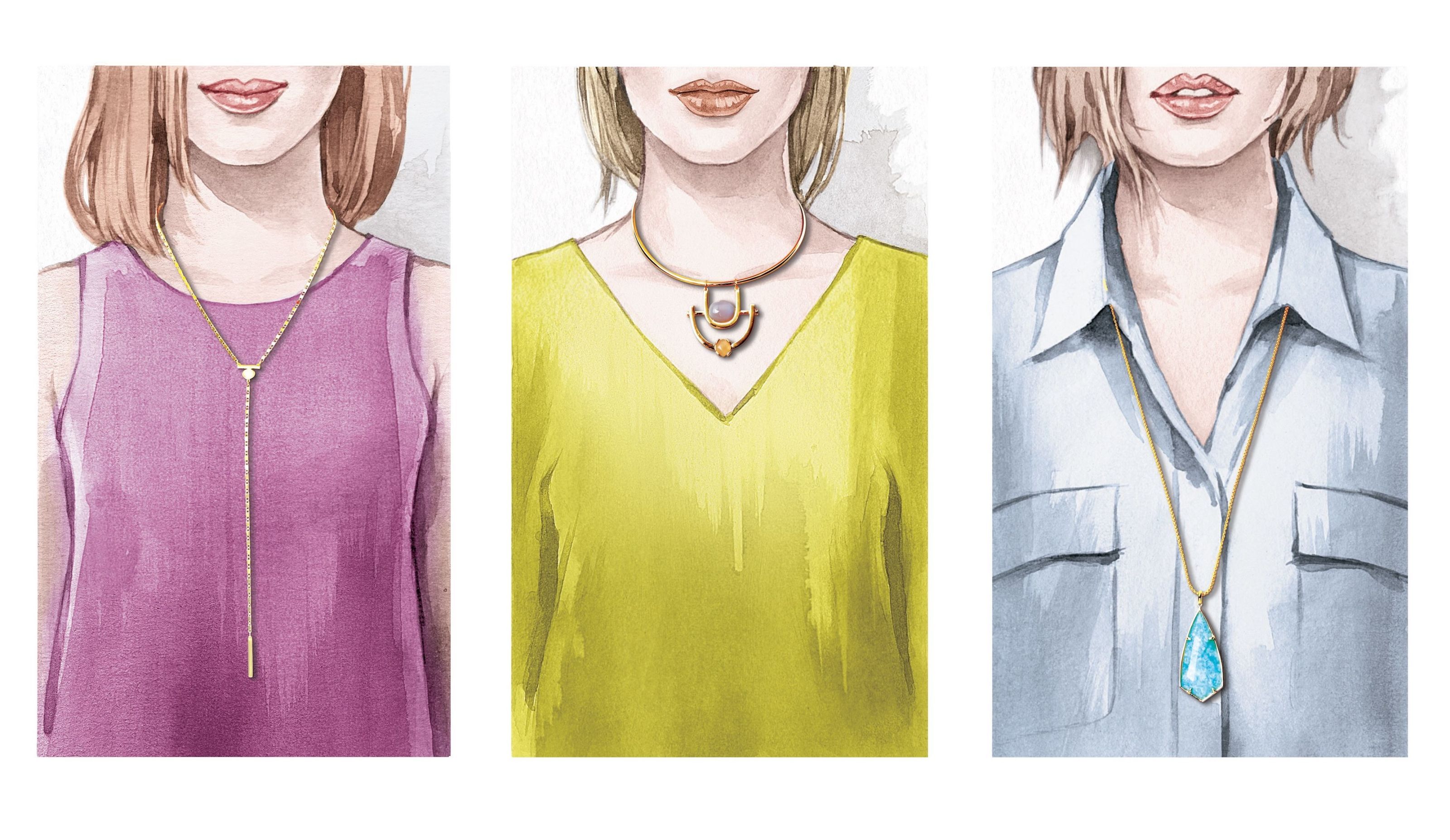 10 Best Necklace for Deep V-Neck | Auric Jewellery