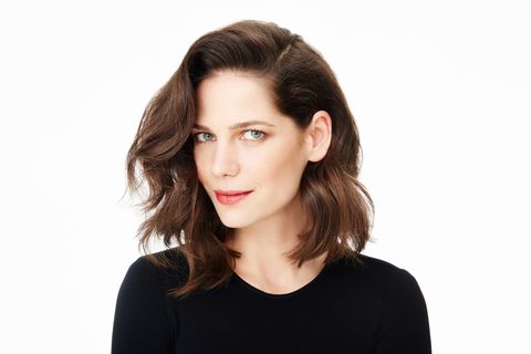 <p>"Moving a large section of hair over to one side gives the illusion of fullness," explains Francis. To get volume and loose waves, wrap sections around the outside of a closed flat iron starting from midway on strands and working down. Then place one side behind your ear for a casually chic effect. The positioning of the part is crucial: "Use the arch of your brow as a guide of where you want to flip your hair over," says David Lopez, a celebrity stylist in New York City.</p>