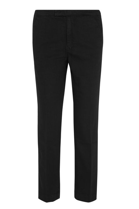 <p>Of all the work wear she needs, a tapered pant is at the top of the list. These flattering twill slacks are equally beautiful when worn with flats, heels or boots, and can be dressed up or down as her office environment demands. She'll love them, and love you for them!<br></p><p><strong>Twill Tapered Pants, $230; <a href="https://www.net-a-porter.com/us/en/product/646434/frame_denim/le-cropped-stretch-cotton-blend-twill-tapered-pants" target="_blank">net-a-porter.com</a></strong>.<br></p>