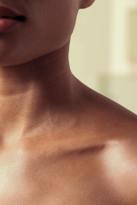 Neck and chest skincare