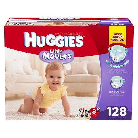 image Huggies Little Movers Diapers