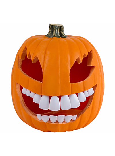 image Party City Pumpkin Buck Teeth