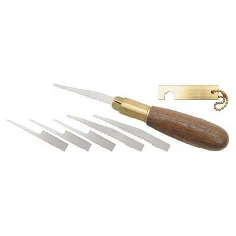 image Warren Cutlery Brass and Walnut Pro Pumpkin Carving Tool Kit