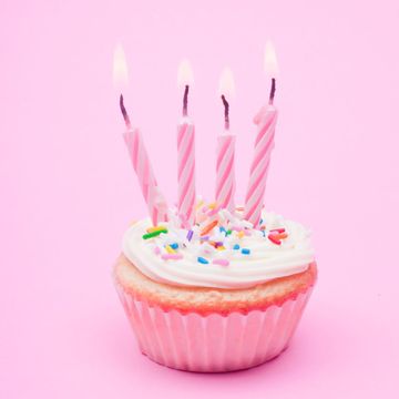 Birthday candle, Sweetness, Food, Ingredient, Dessert, Cuisine, Baked goods, Cake, Pink, Cake decorating supply, 