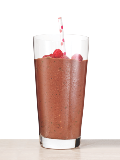 healthy raspberry chocolate smoothie recipe