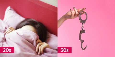 <p><strong>In your 20s</strong>, you try to stay neutral during a first sexual encounter so that you can appropriately match your partner's level of kink or dirty talk.</p><p><strong>In your 30s</strong>, your sexual persona is cemented. You feel comfortable expressing yourself or trying something new — without worrying if he's going to think you're freaky.<strong></strong></p>
