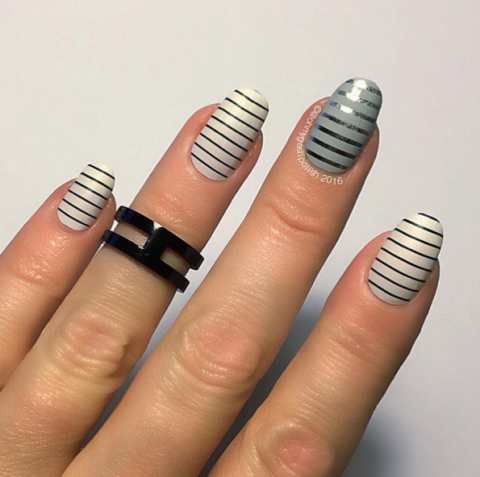 nail designs with stripes